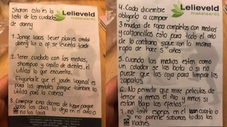 Se mudó con su novio y la suegra le dio instrucciones para cuidarlo
