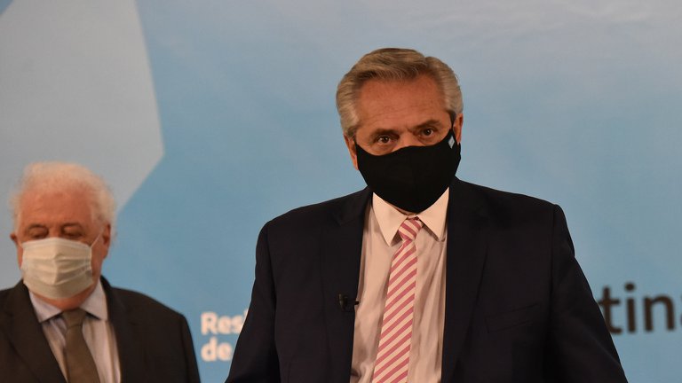 Último momento: Alberto Fernández dio positivo de Coronavirus