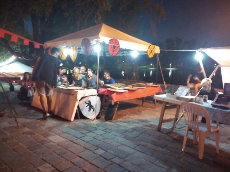 Comenzó la feria medieval en Alta Gracia