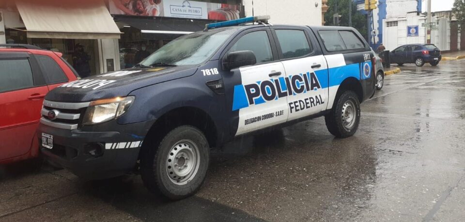 Fuerte operativo de Policía Federal en Alta Gracia