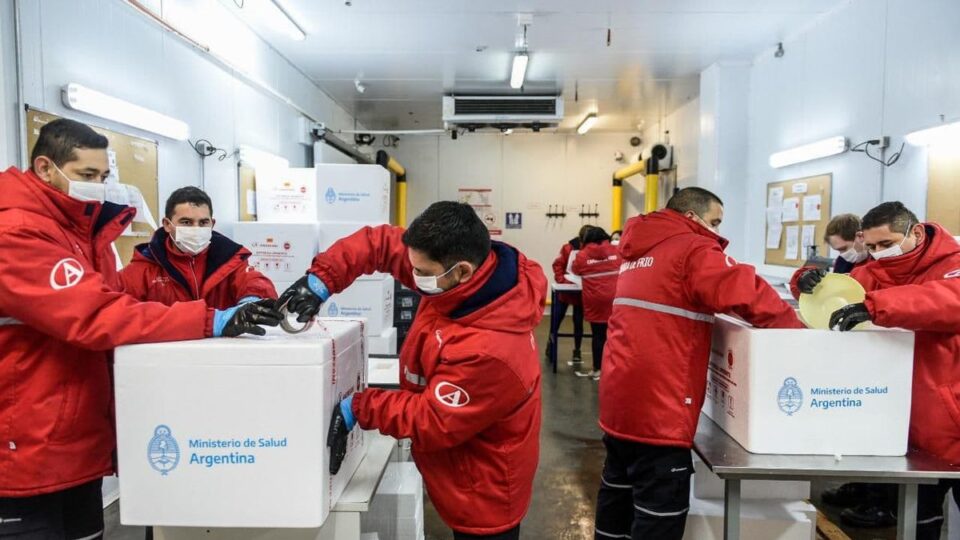 Córdoba recibió otras 54.000 dosis de vacunas Sputnik V