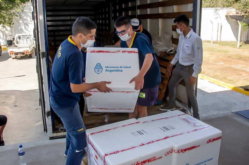 Llegaron a Córdoba 4 mil dosis de AstraZeneca