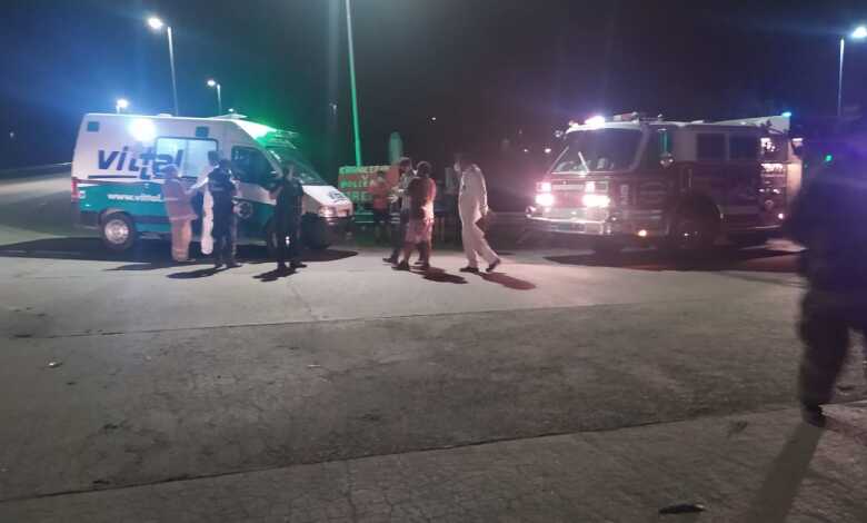 Choque y heridos en ruta C-45