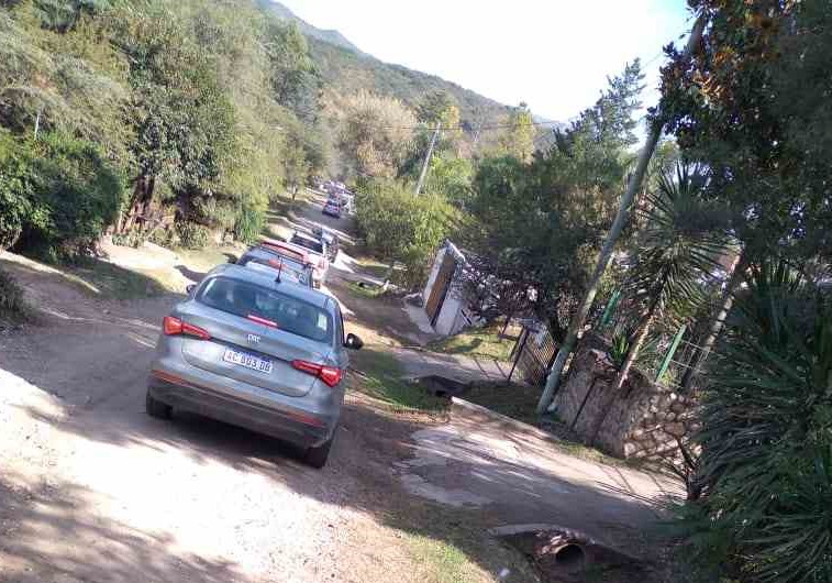 Bocinazo en Los Aromos en protesta por la quema realizada por la Comuna