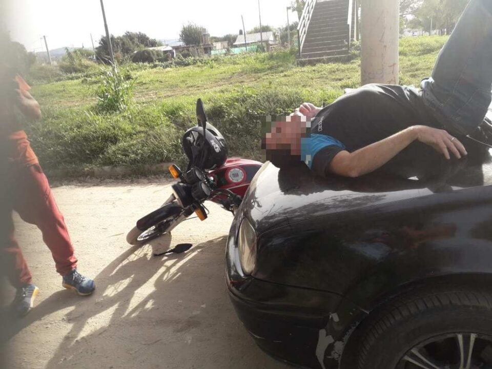 Choque en Barrio Córdoba con un herido