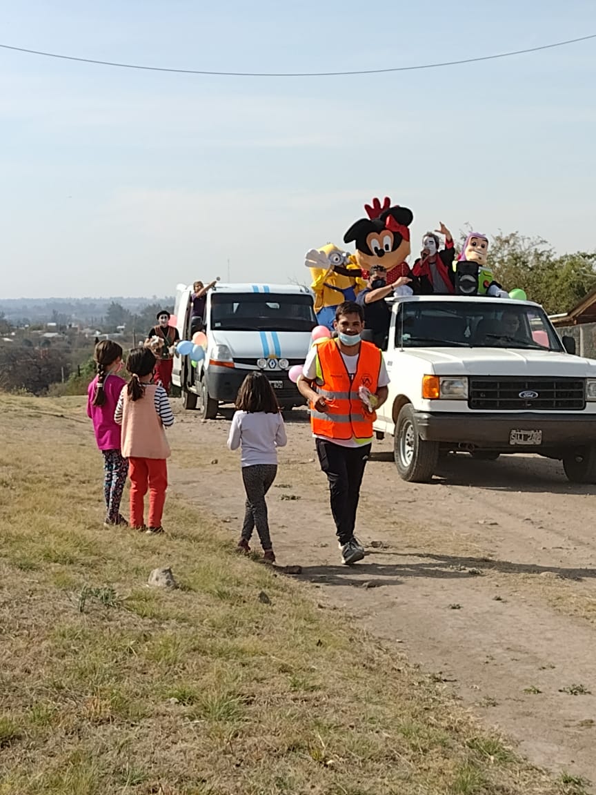 Valle de Anisacate: los festejos del Día de la Niñez llegaron a cada barrio