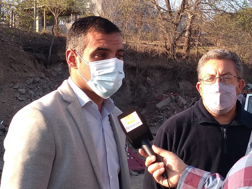 Potrero de Garay: Gerardo Martínez brindó ayuda a los damnificados por el incendio