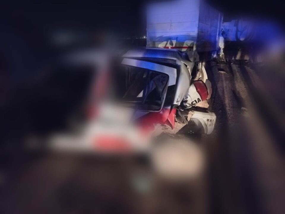 Choque múltiple con heridos en Ruta 36: dos camiones y un móvil policial