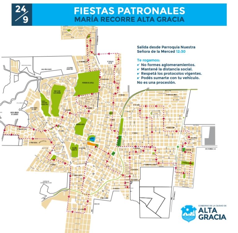 ¿Cómo se llevarán a cabo las Fiestas Patronales en honor a la Virgen de la Merced?