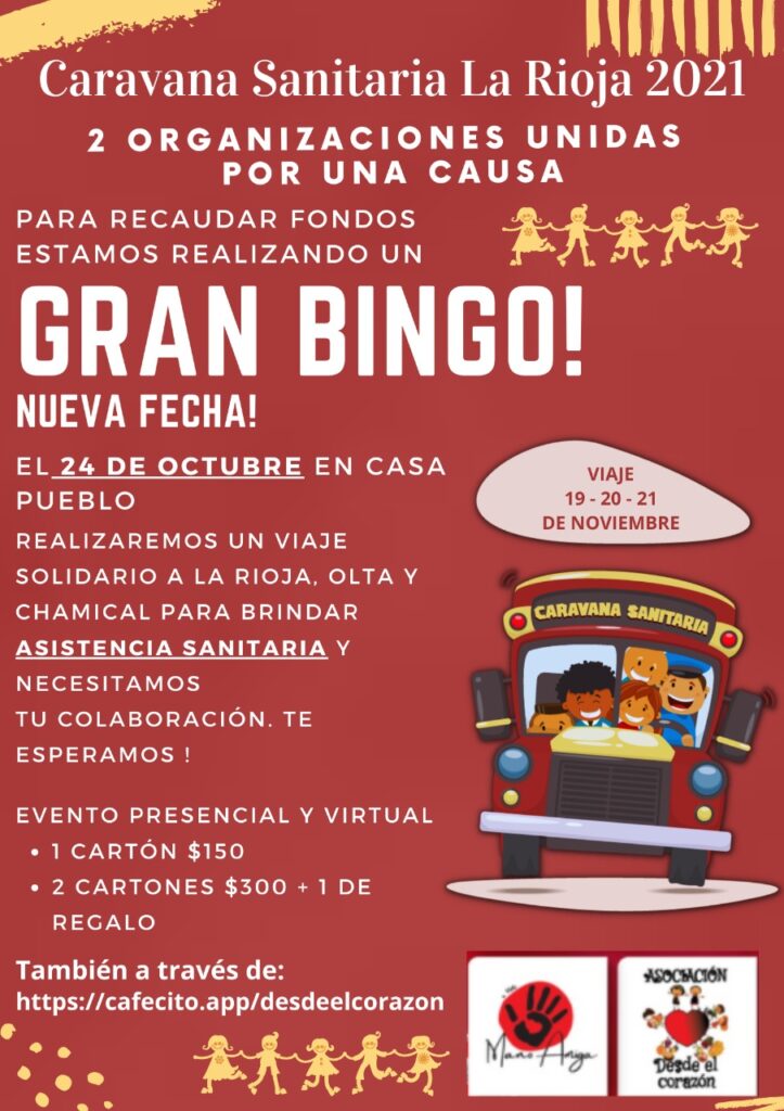 La Asociación Desde el Corazón realiza un bingo solidario para viajar a la Rioja