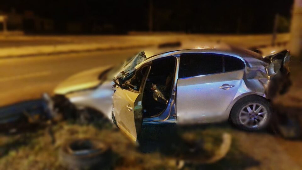 Despistó en la ruta por Santa Ana y lo sufrió su pierna