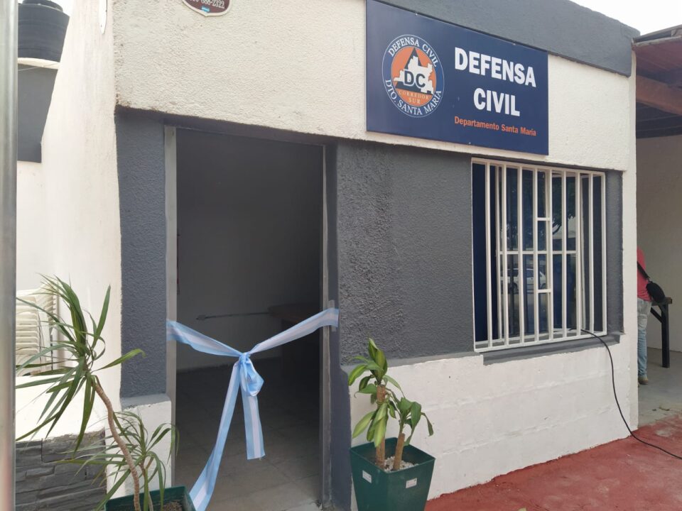 Quedó inaugurada la nueva sede de Defensa Civil en Villa del Prado