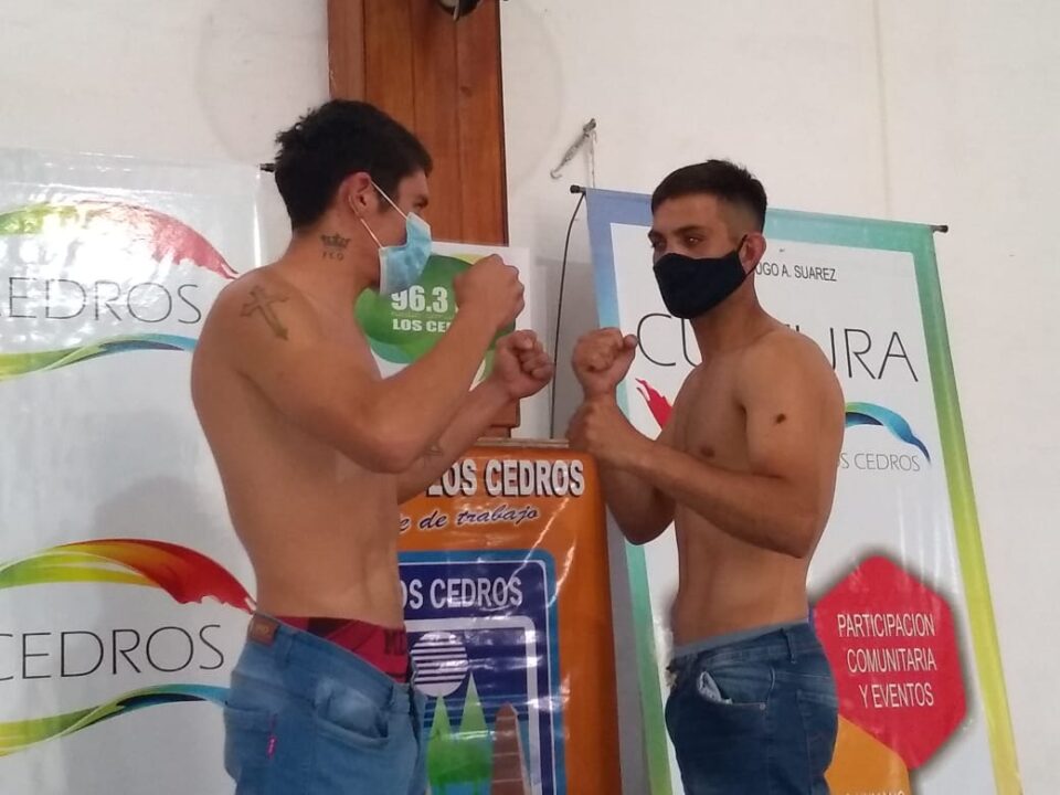 Noche de box en Los Cedros con Vicente Pérez en la pelea de fondo