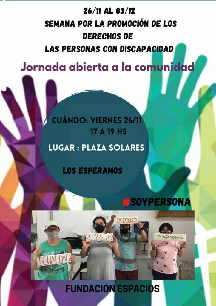 Fundación Espacios y una jornada en pos de los derechos de las personas con discapacidad