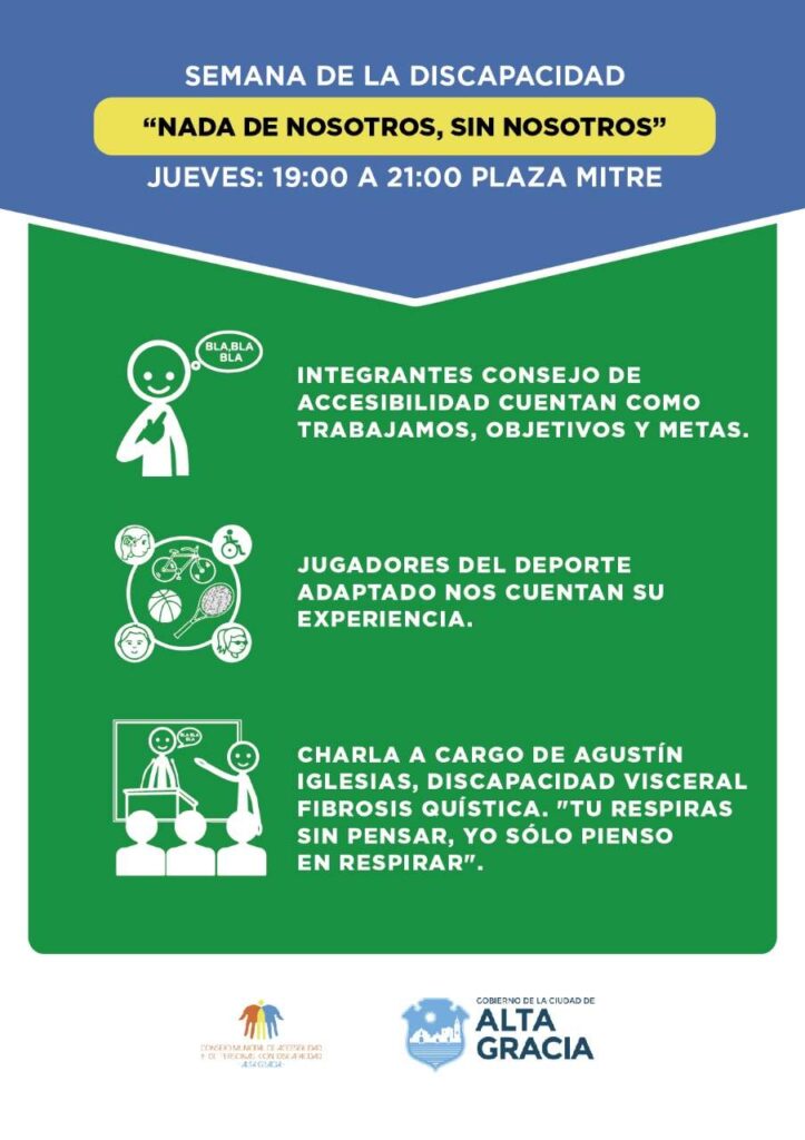 Comienza la “Semana por la Promoción de los Derechos de las Personas con Discapacidad”