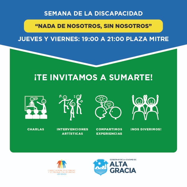 Comienza la “Semana por la Promoción de los Derechos de las Personas con Discapacidad”