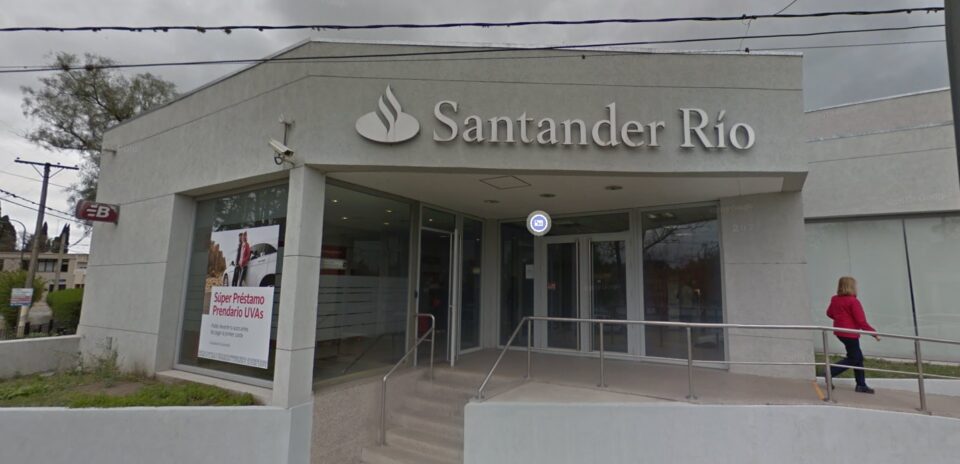 Este jueves no hay actividad en las sucursales del banco Santander de la provincia
