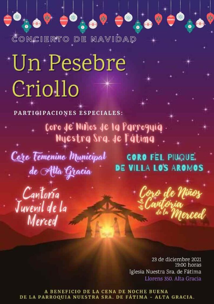 "Un Pesebre Criollo": el concierto de navidad interpretado por coros locales