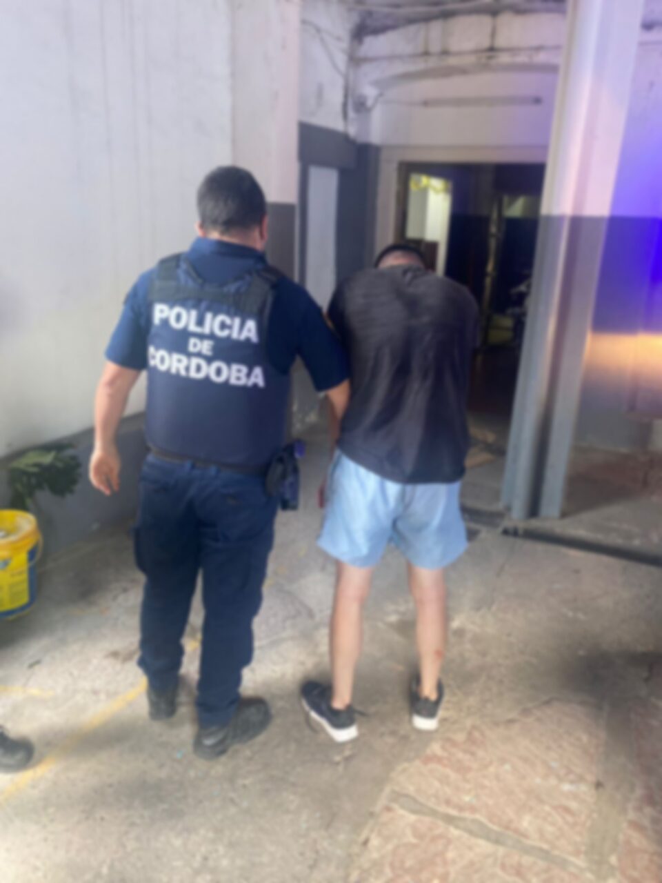 Le pegó a su ex y también a la Policía