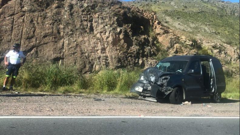 Una muerte y cuatro lesionados tras un fatal accidente en las Altas Cumbres