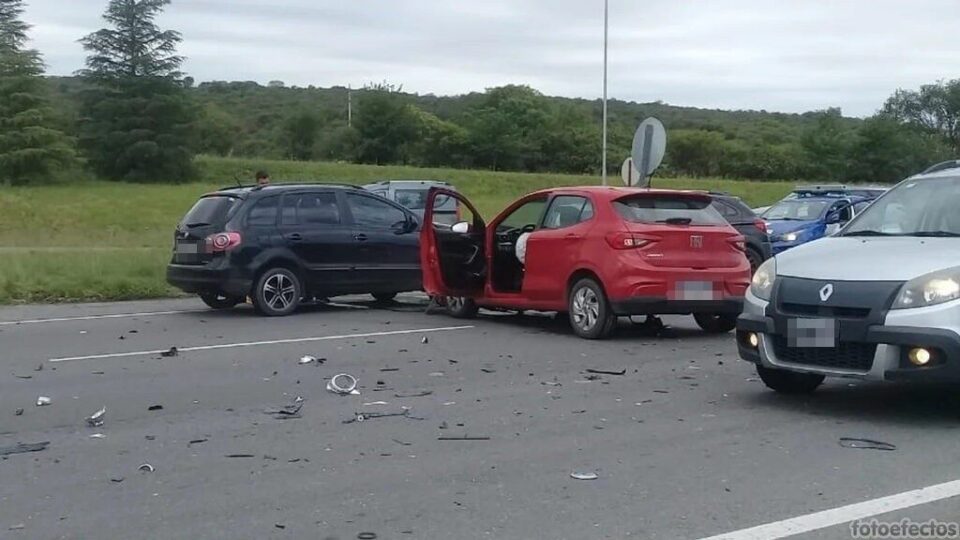 Violento accidente en Autopista Córdoba-Carlos Paz