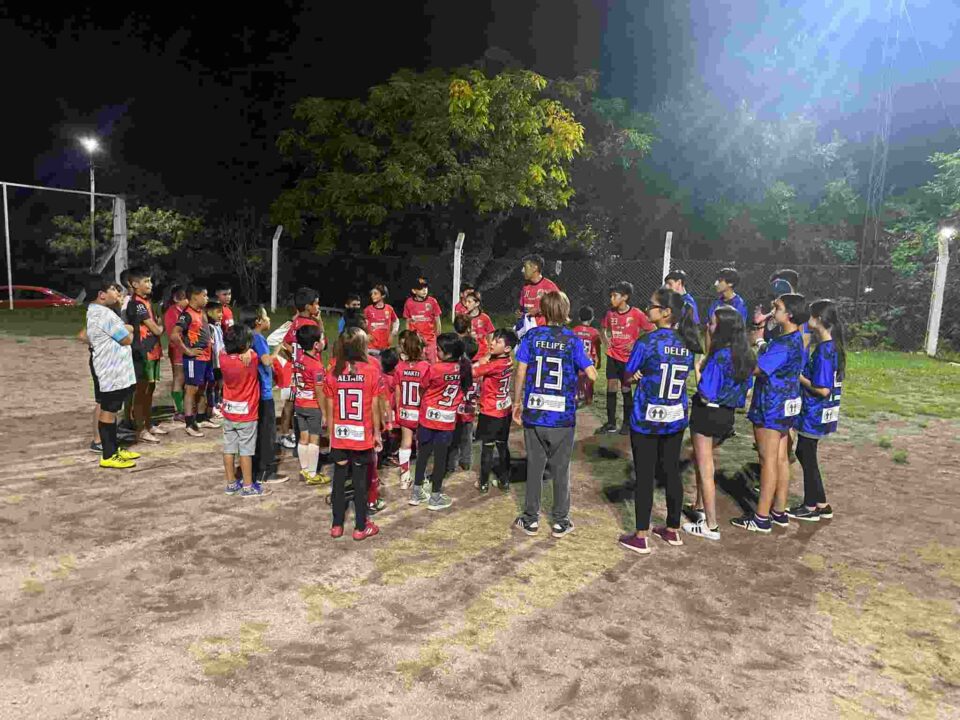 La Serranita: el equipo de fútbol infantil realizó su cierre de temporada