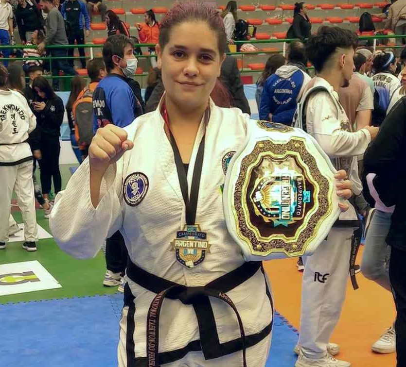 Taekwondo: Candelaria Ortiz se consagró campeona argentina y clasificó al mundial en Filipinas