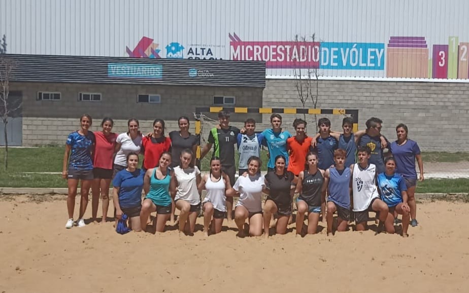 Comenzó el entrenamiento de la Pre-Selección Beach Handball de Córdoba
