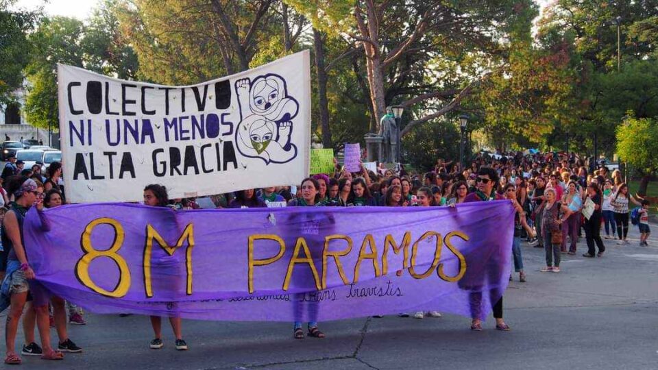 Alta Gracia: mañana se realizará la movilización por el 8 de marzo