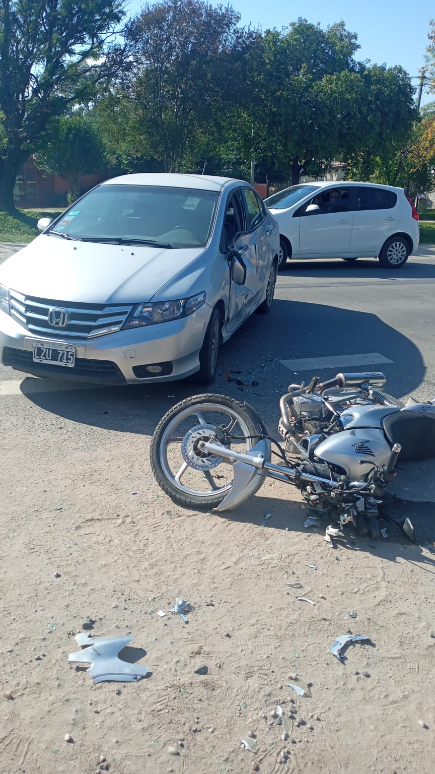 Motociclista herido tras accidente en Anisacate