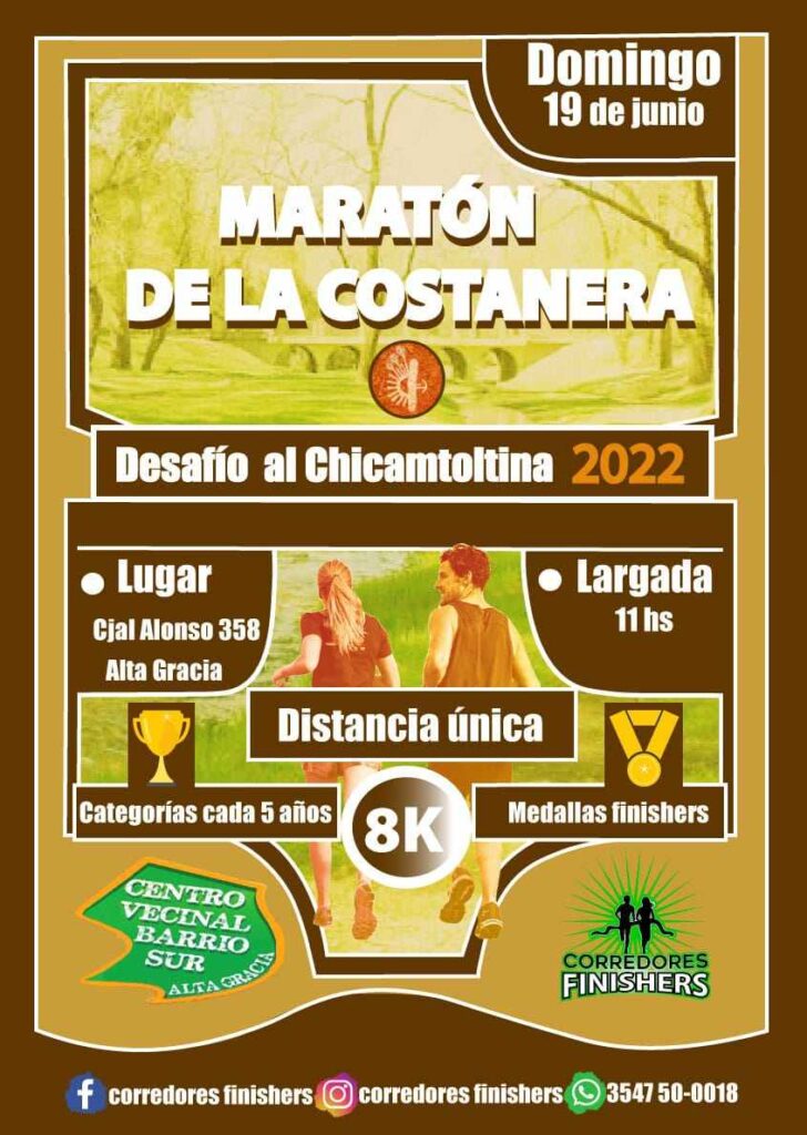 Ya hay fecha confirmada para la Maratón de la Costanera 2022