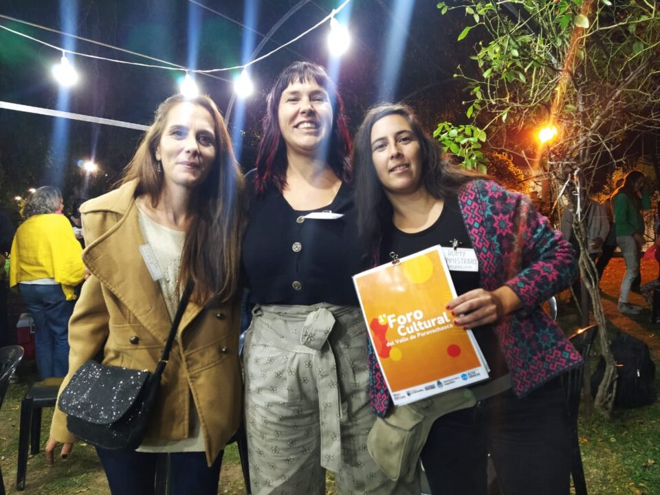 AG Noticias dialogó con Romy Cannistraro, Lili Flórez y Rosalía Pérez, gestoras culturales, quienes dieron sus conclusiones de la primera edición del Foro cultural Paravachasca.