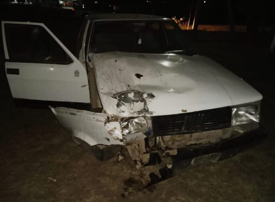 Fuerte choque en Villas Ciudad de América: un motociclista herido