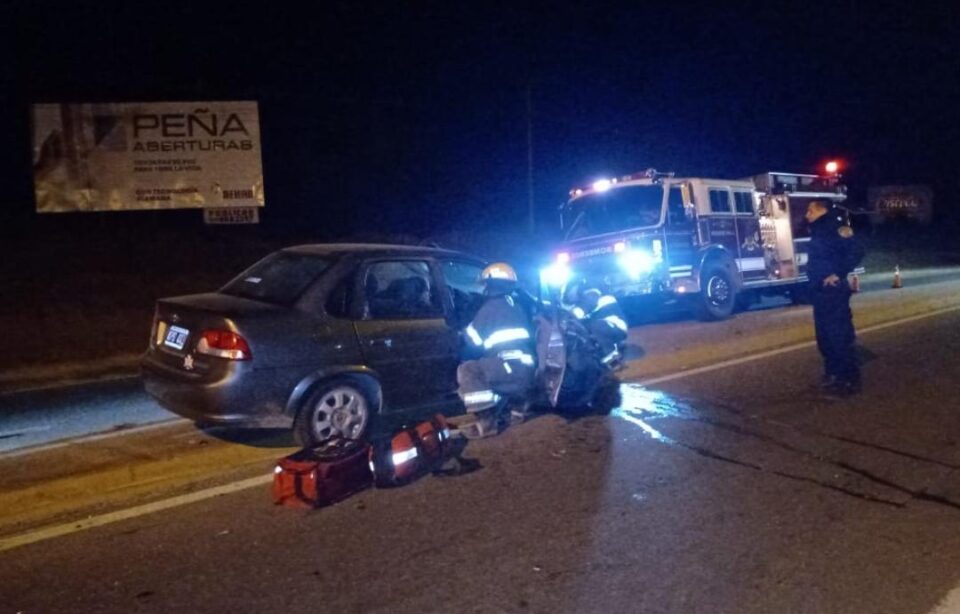 Tres personas heridas luego de colisionar en ruta C-45