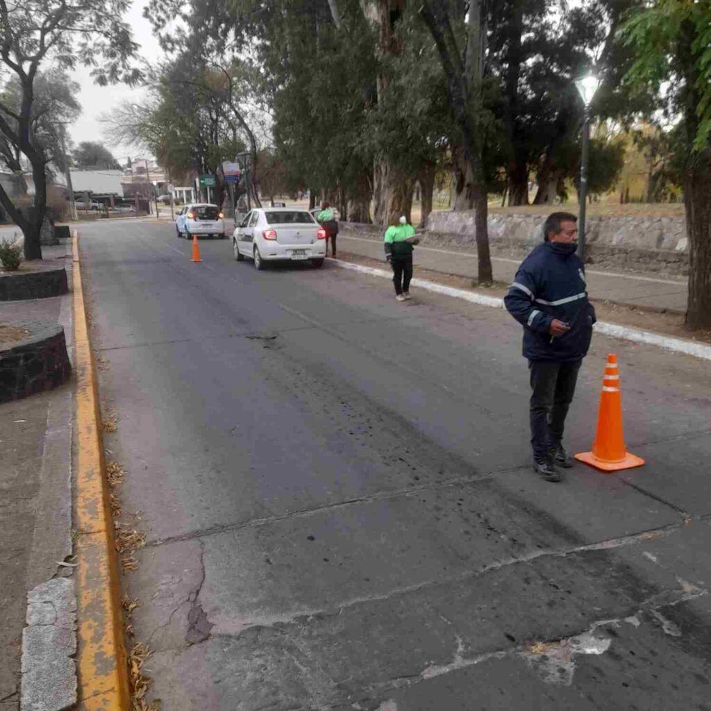 Se realizaron controles vehiculares en distintos puntos de la ciudad