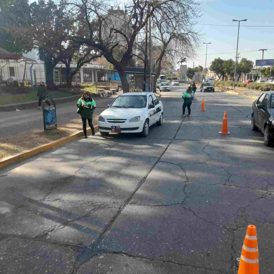 Se realizaron controles vehiculares en distintos puntos de la ciudad