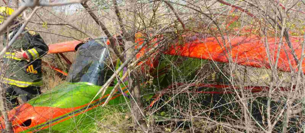 Cayó una avioneta en el Aeroclub de Alta Gracia: no hubo heridos