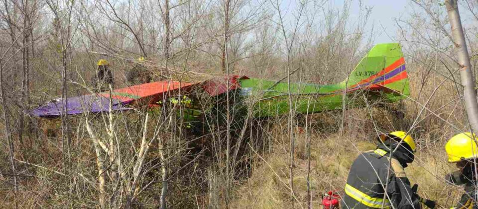 Cayó una avioneta en el Aeroclub de Alta Gracia: no hay heridos