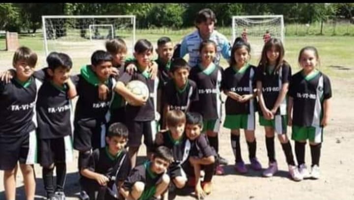 Malagueño: La Escuelita de Fútbol de 1° de Mayo festeja el Día de la Niñez
