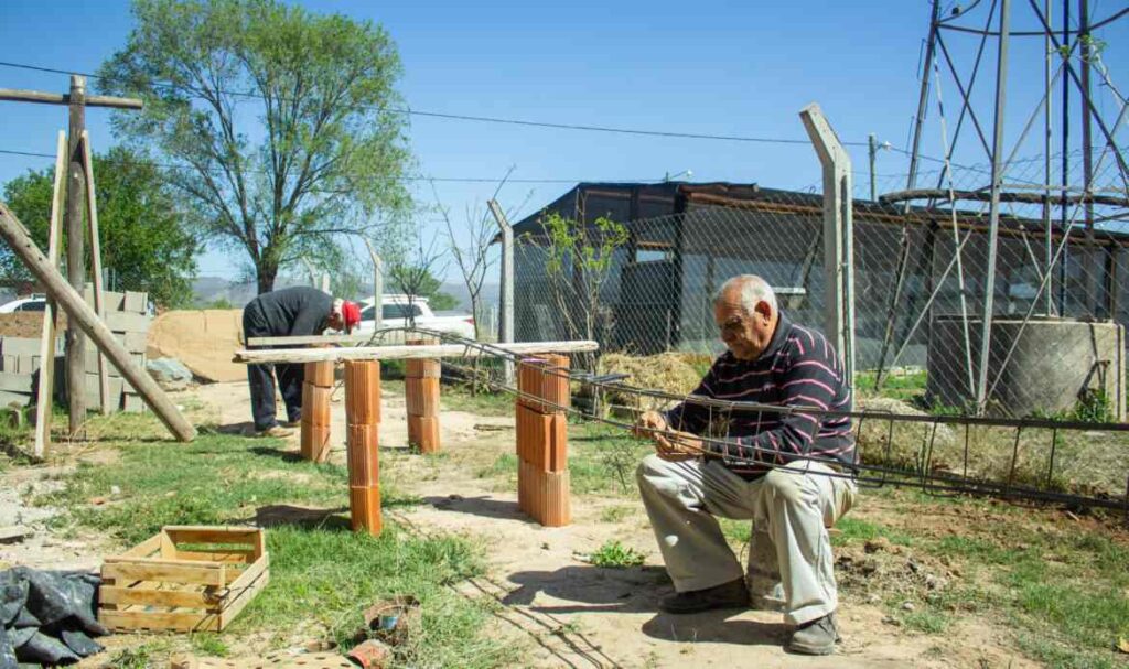 Avanzan las obras para el nuevo Centro de Jubilados en Anisacate