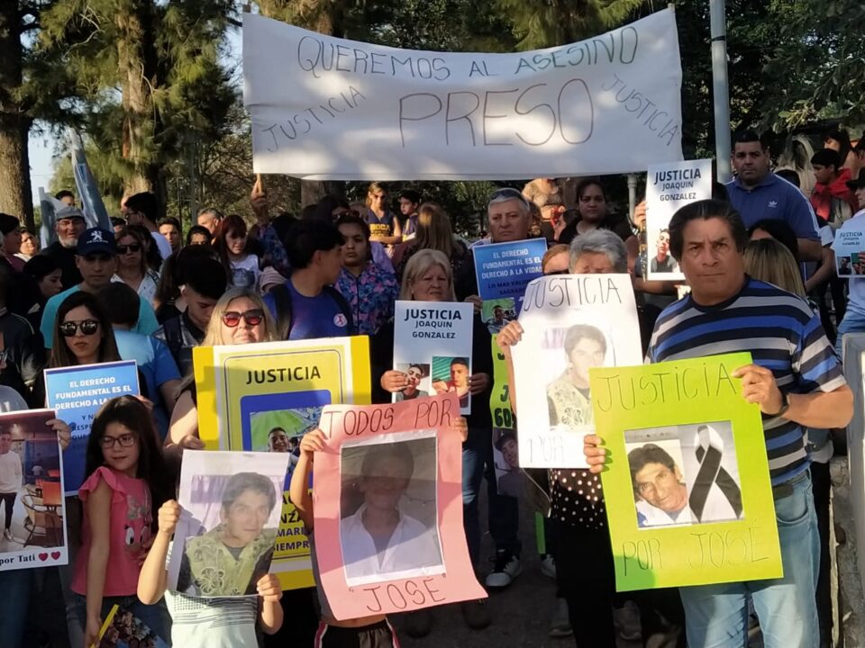 Por Joaquín González y José Retta: marchan porque aseguran que la Justicia no obró bien