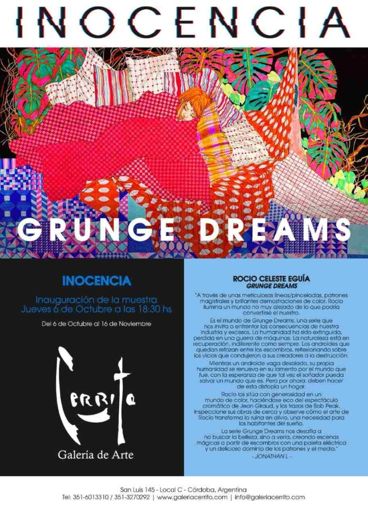 Se presentará la muestra artística "Grunge Dreams: Inocencia"