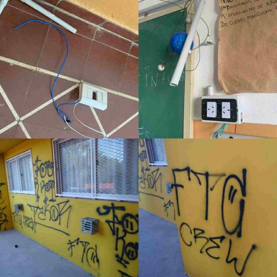 El Director de Educación repudió fuertemente los hechos de vandalismo en las escuelas