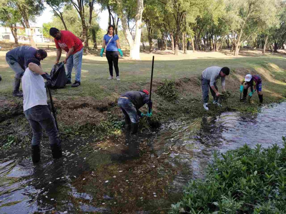 Empezaron las jornadas de limpieza del Arroyo Chicamtoltina