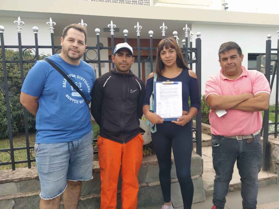 Delegados de 60 familias de Parque San Juan reclamaron ante el Ejecutivo