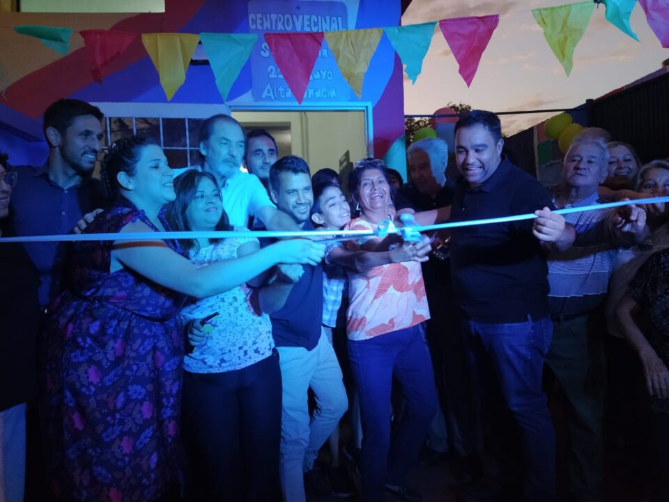 Barrios 25 de Mayo y San Martín celebraron la inauguración de su nuevo centro vecinal
