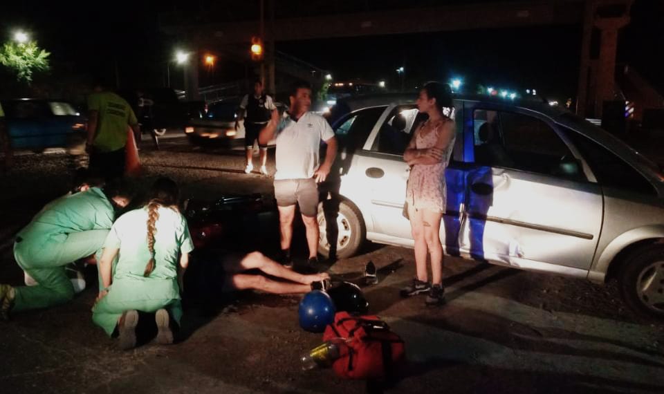 Tres heridos tras un accidente en Ruta 5 esquina Malvinas Argentinas