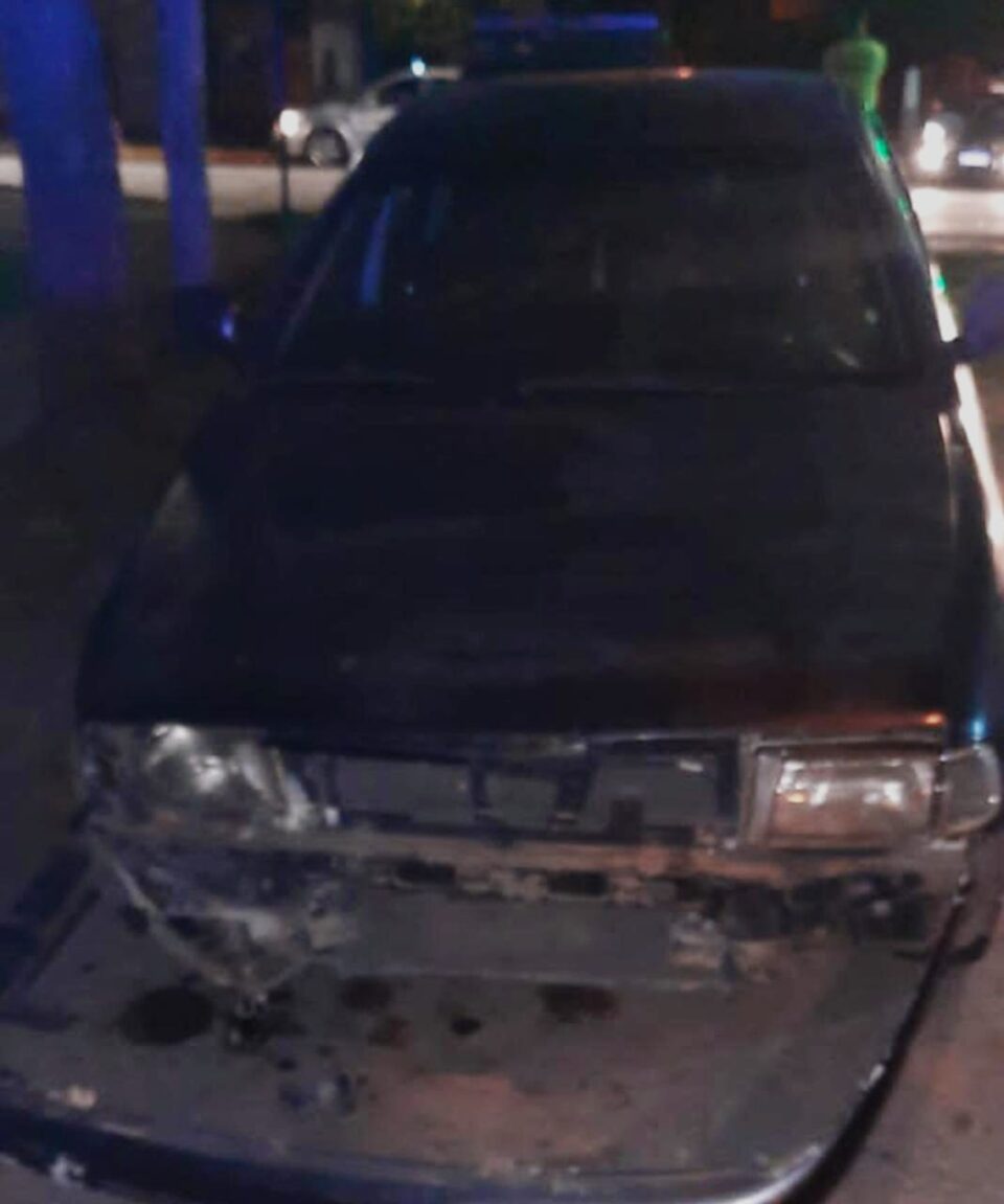 Joven herido tras chocar en su motocicleta
