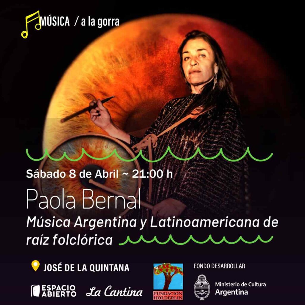 La reconocida artista Paola Bernal se presentará este sábado en el Espacio Abierto