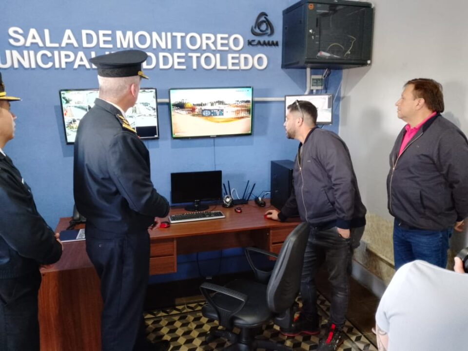 Toledo y la seguridad: quedó inaugurada su Sala de Monitoreo